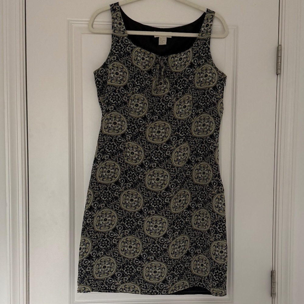 Merona Size 12 Y2K Summer Mini Silk Cocktail Dress